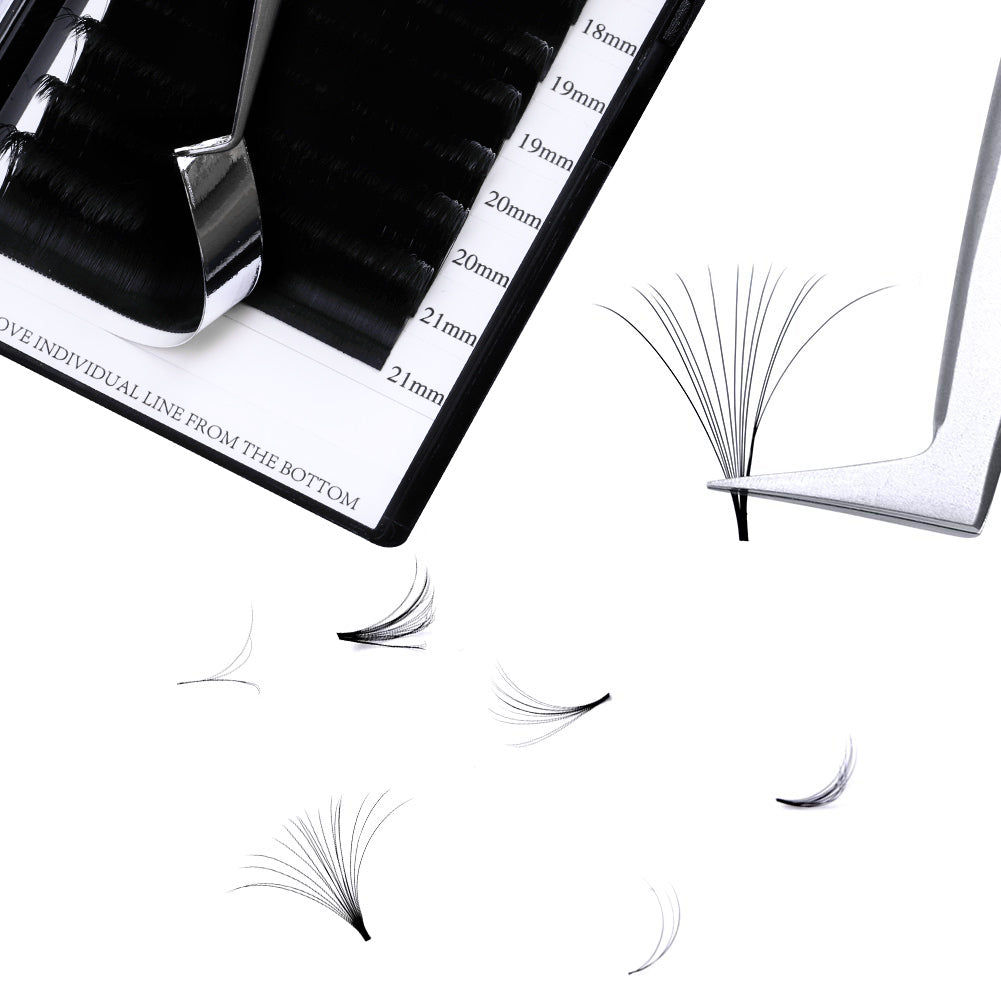 Easy Fan Lashes VS Individual Lashes