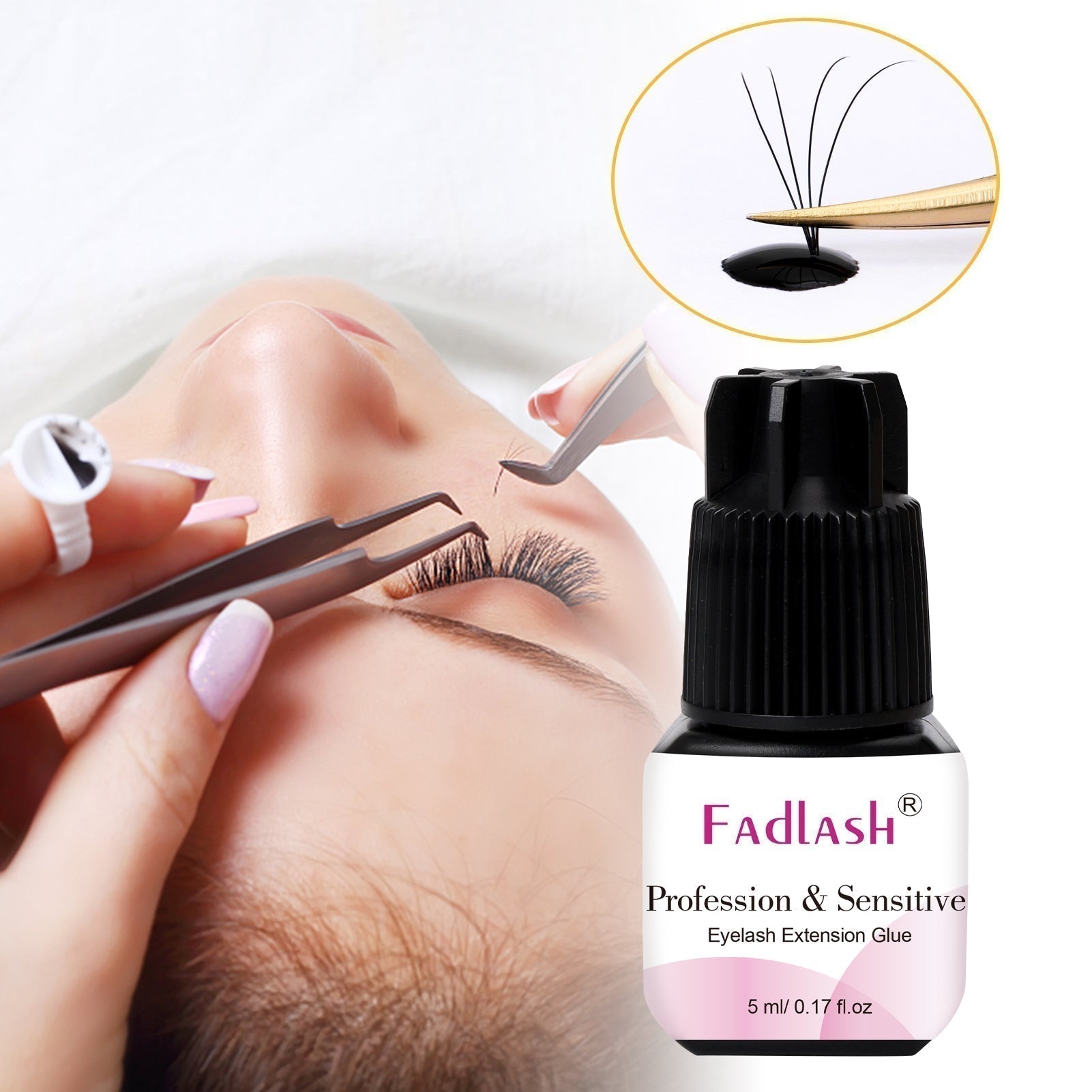 Eyelash extension glue