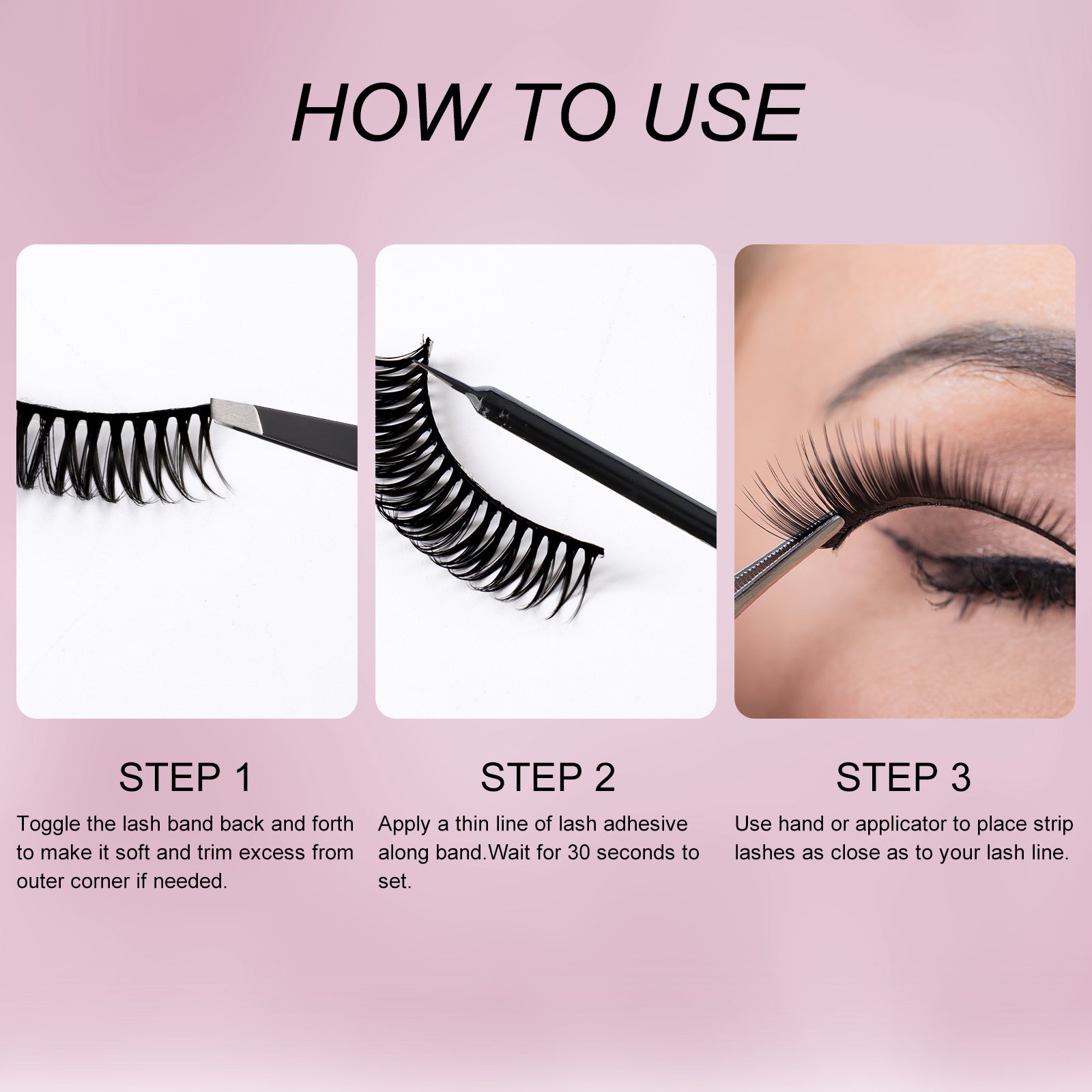 Apply & Remove DIY Lash Glue