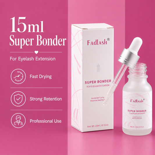 Fadlash 15ml super bonder for lash extension retention