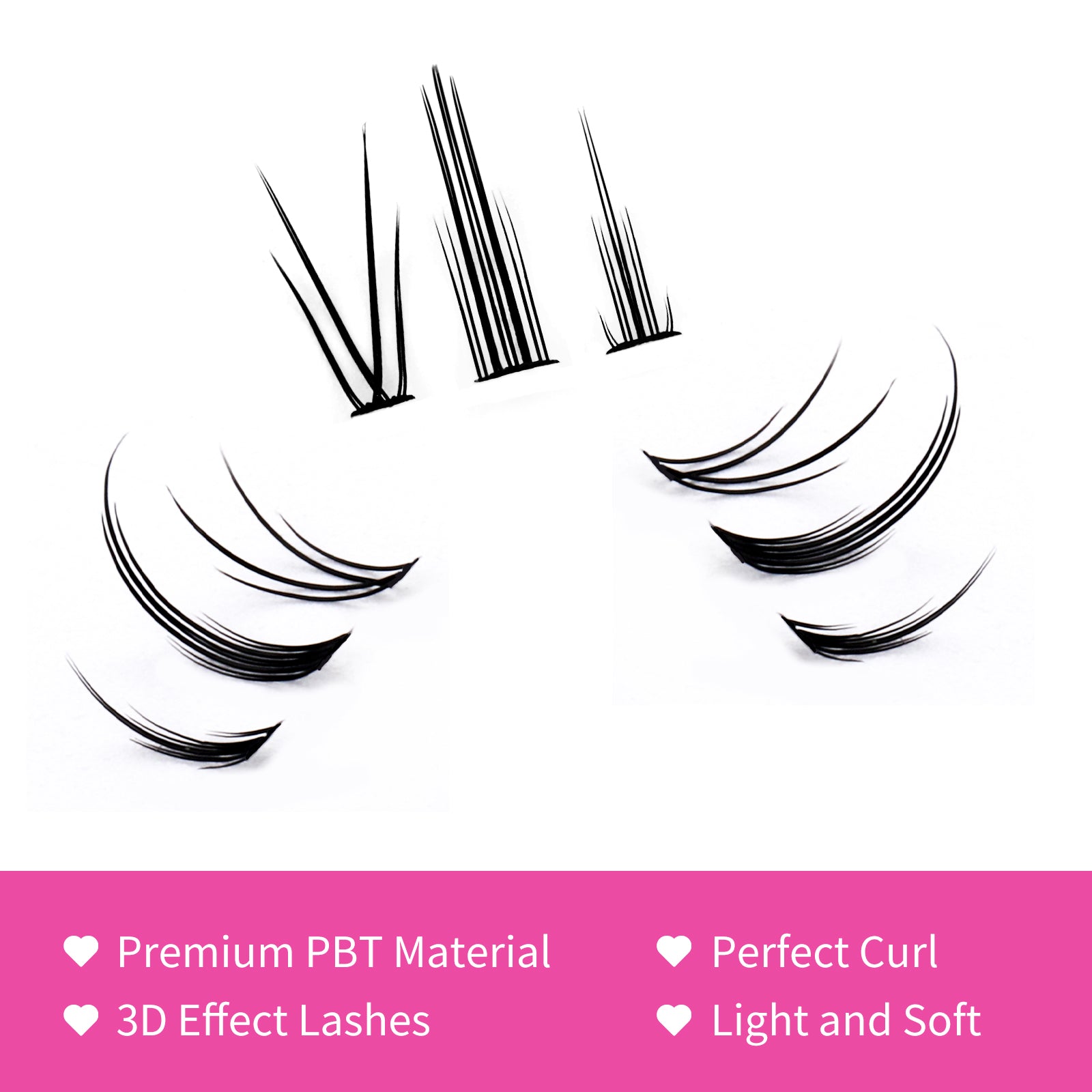 Little Devil Cluster Lashes - Fadlash