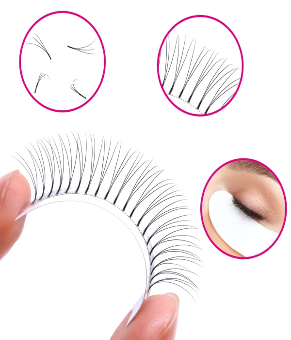 3D eyelash extensions premade fans