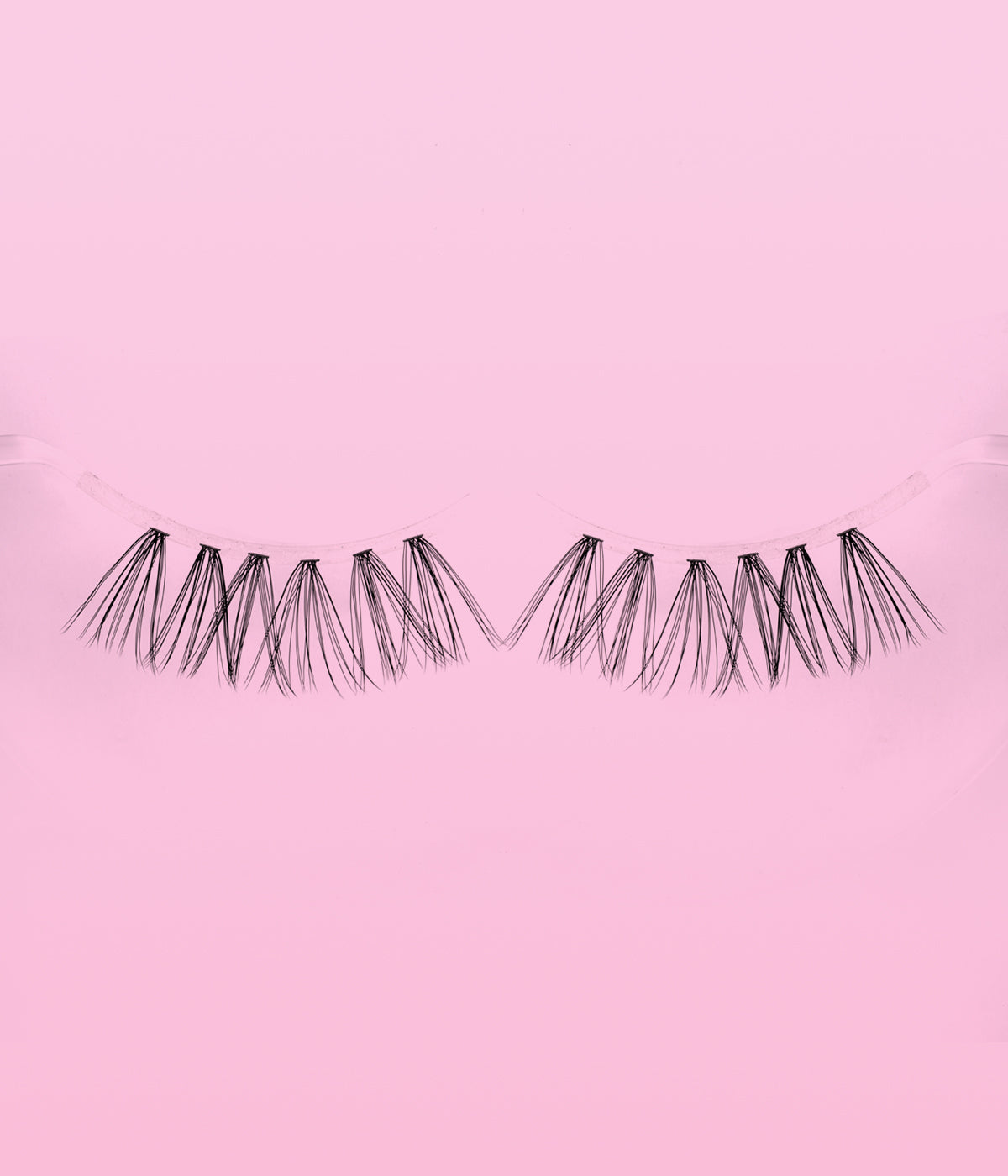 wispy lashes cluster Natural eyelashes