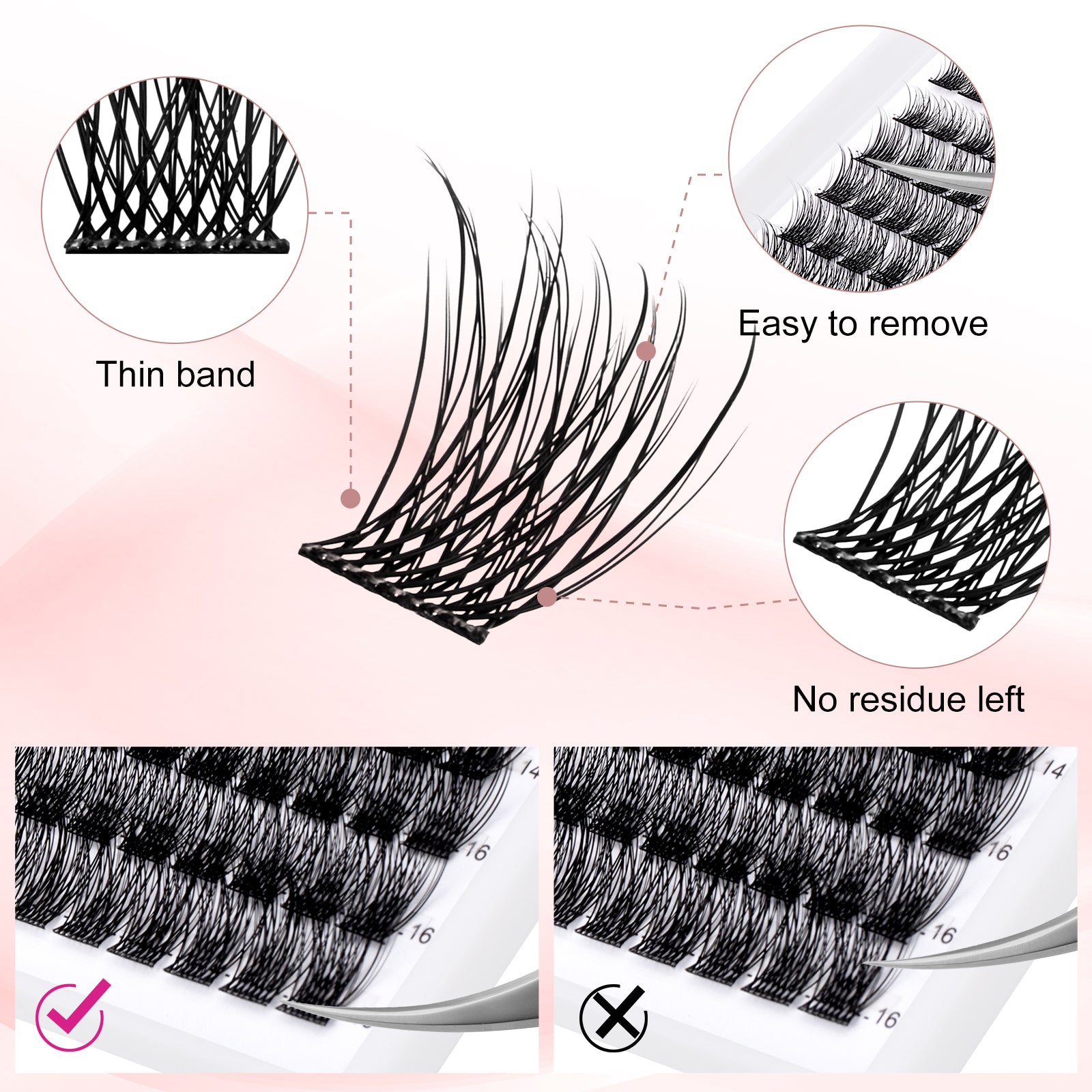 J03 Cluster Lashes - Fadlash