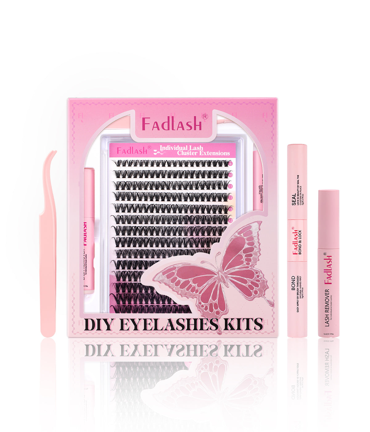 GLAM 40P Lashes Kit - Fadlash