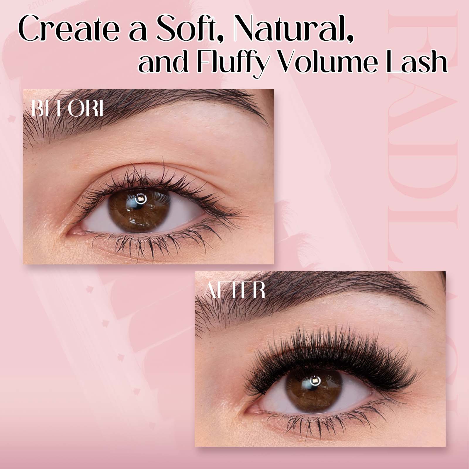 Camellia volume eyelash extensions