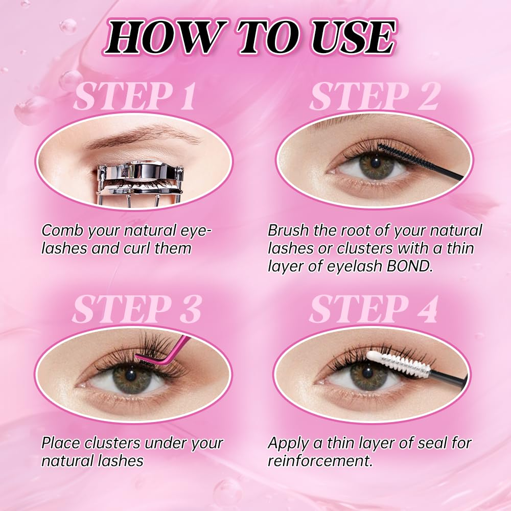 12ML Lash Cluster Bond and Seal Lash Glue for DIY Eyelash Extensions