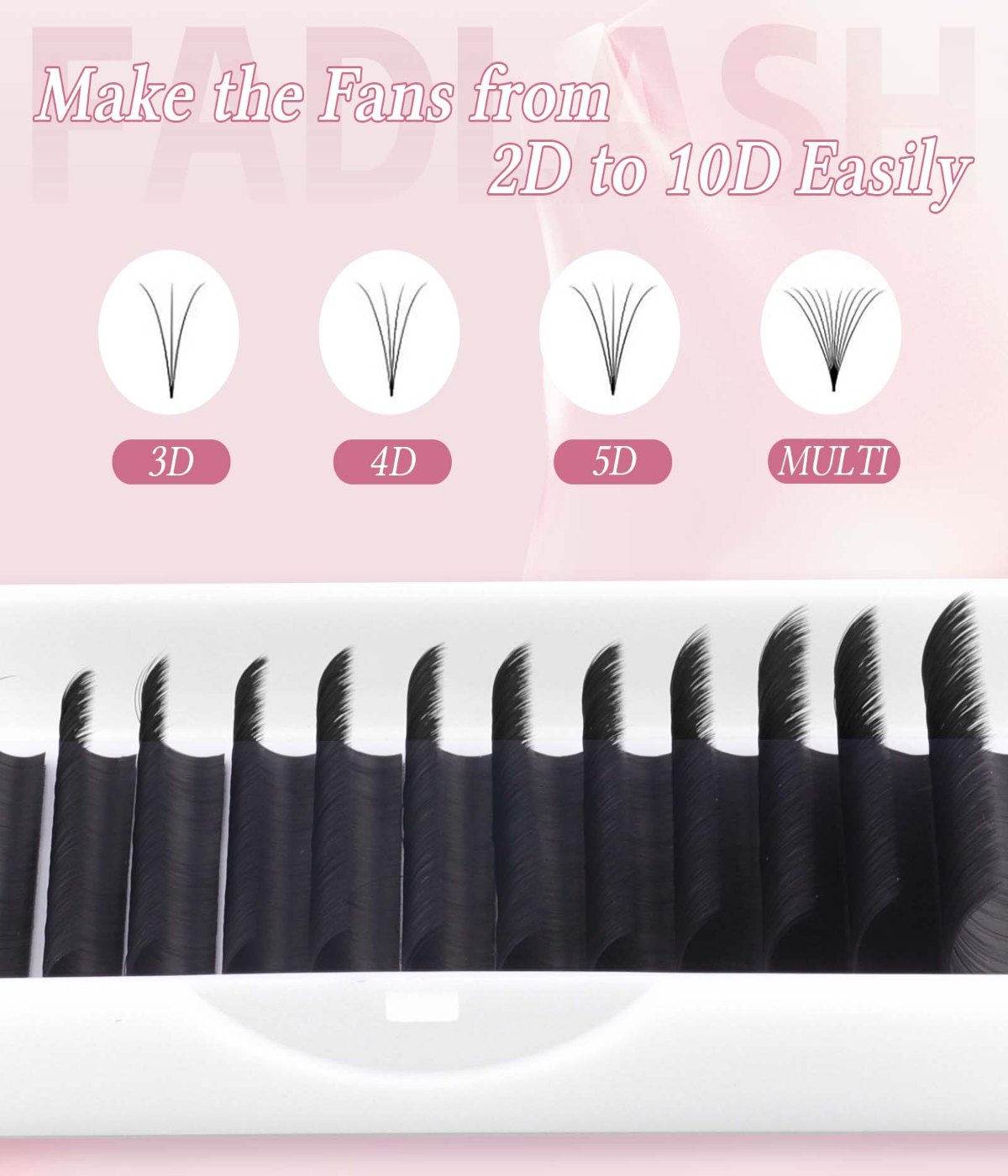 0.03 easy fan lashes 4D