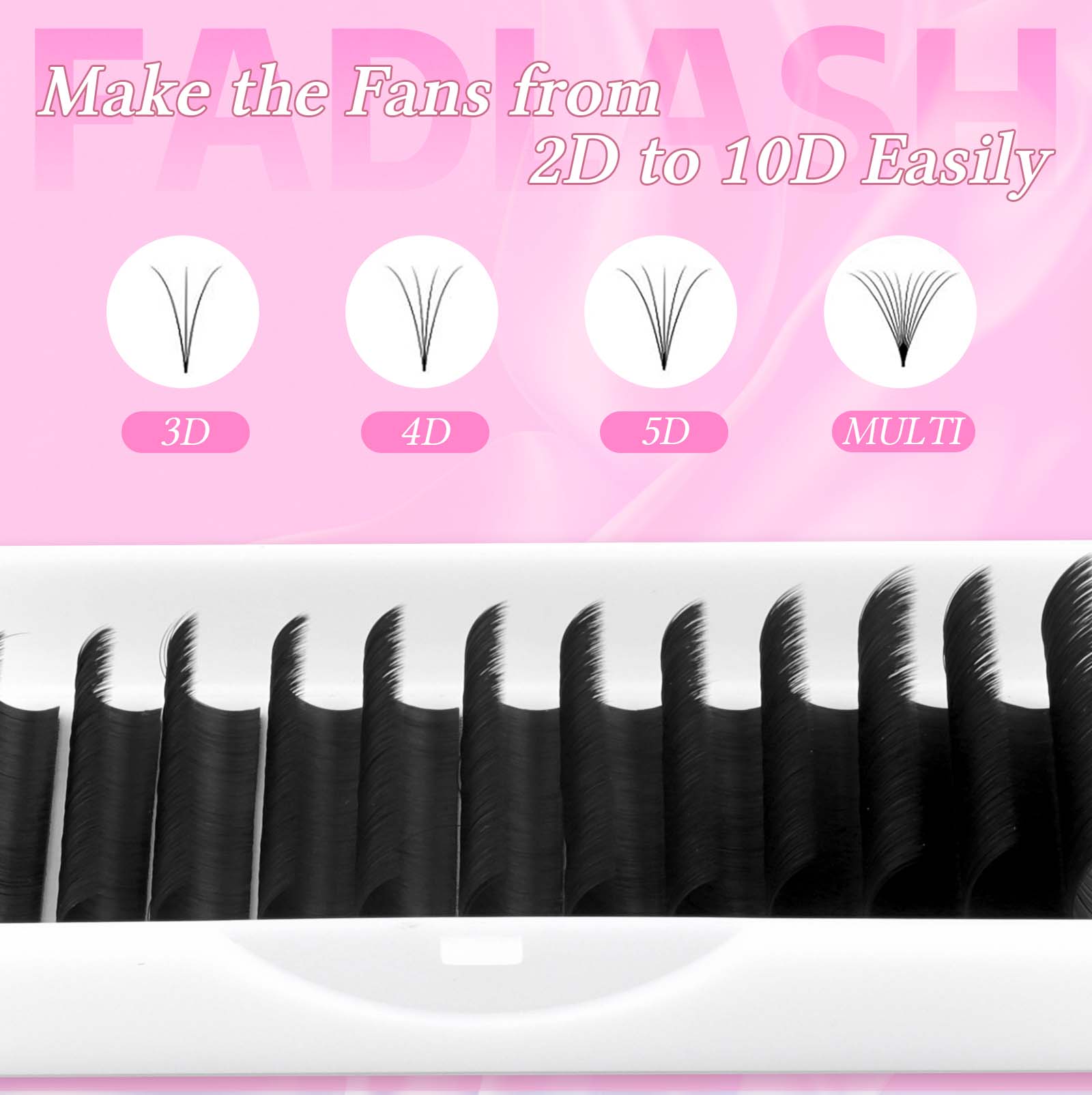 3D-5D eyelash extensions