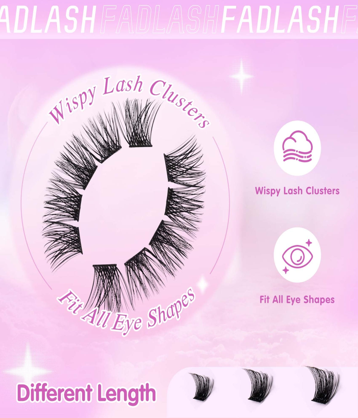 Thin Band Cluster Lashes for Beginners