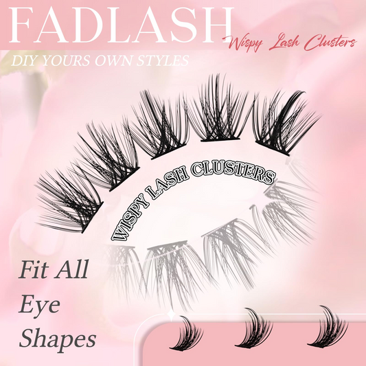 (🇺🇸 US Stock) Wispy DIY Lash Clusters | D Curl 10-16mm Tray
