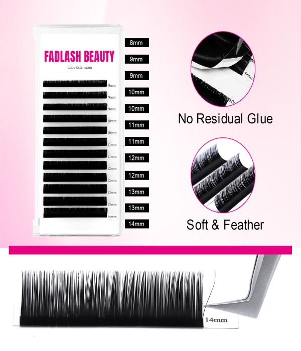 Soft and natural look with classic eyelash extensions