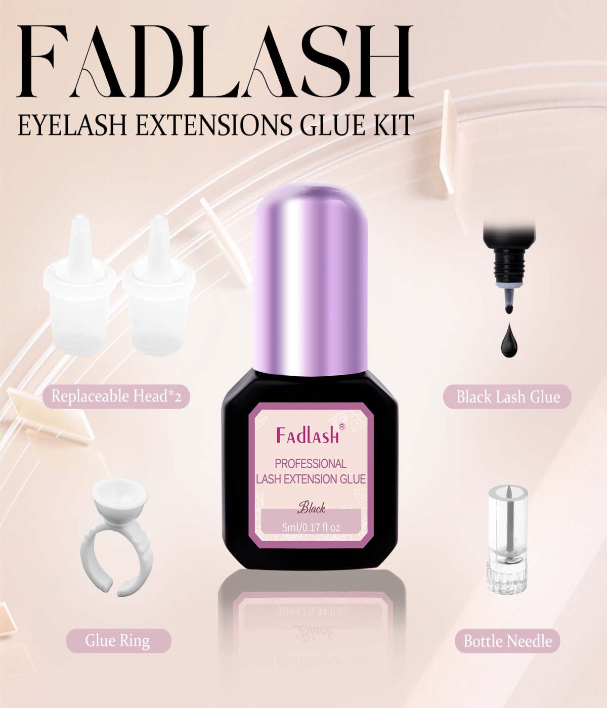 Fadlash lash extension glue