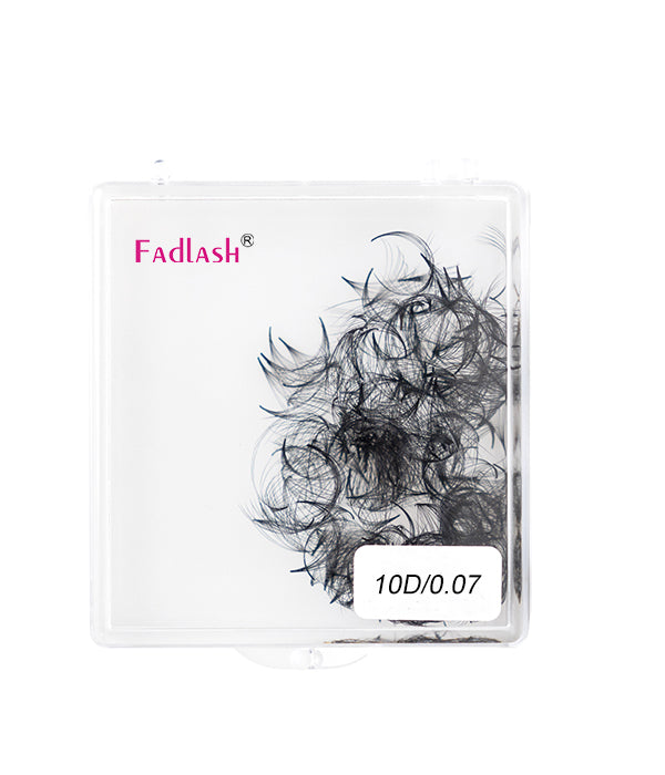 10D Handmade Loose Promade Fans Lashes -500 Fans - Fadlash