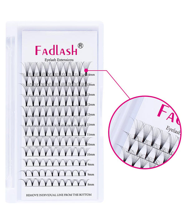 12D Premade Fan Eyelash Extensions - Fadlash