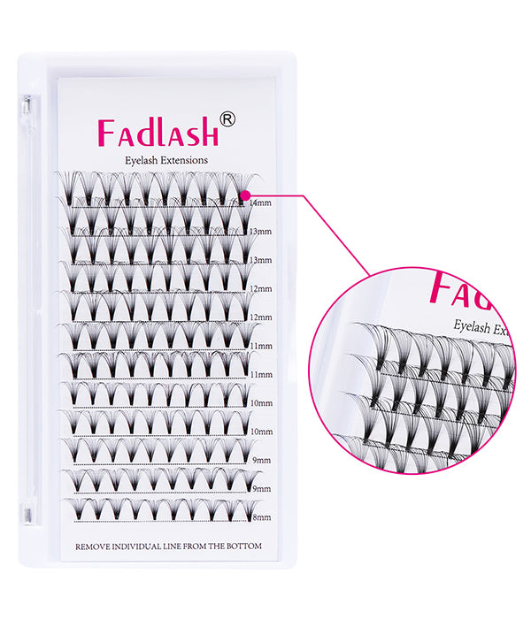 16D Premade Fan Eyelash Extensions - Fadlash