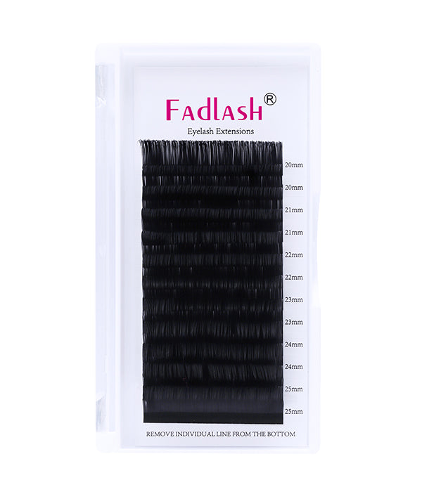 20-25mm Single Length Individal Lashes Extensions - Fadlash