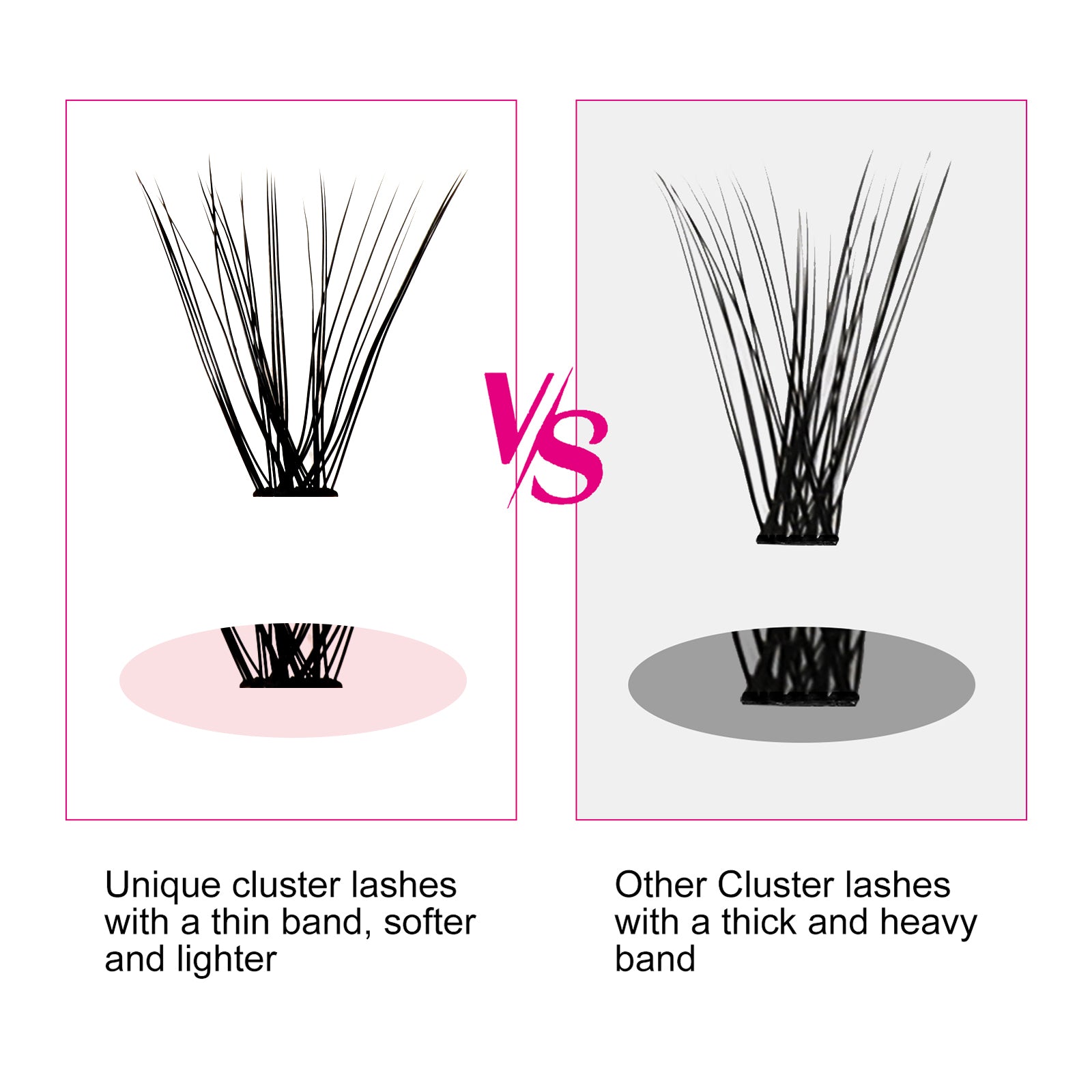 30P DIY Cluster Lashes Extensions - Fadlash