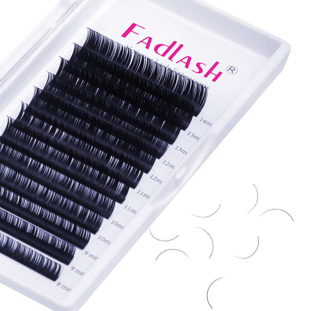 Classic Eyelash Extensions Mix Length - Fadlash