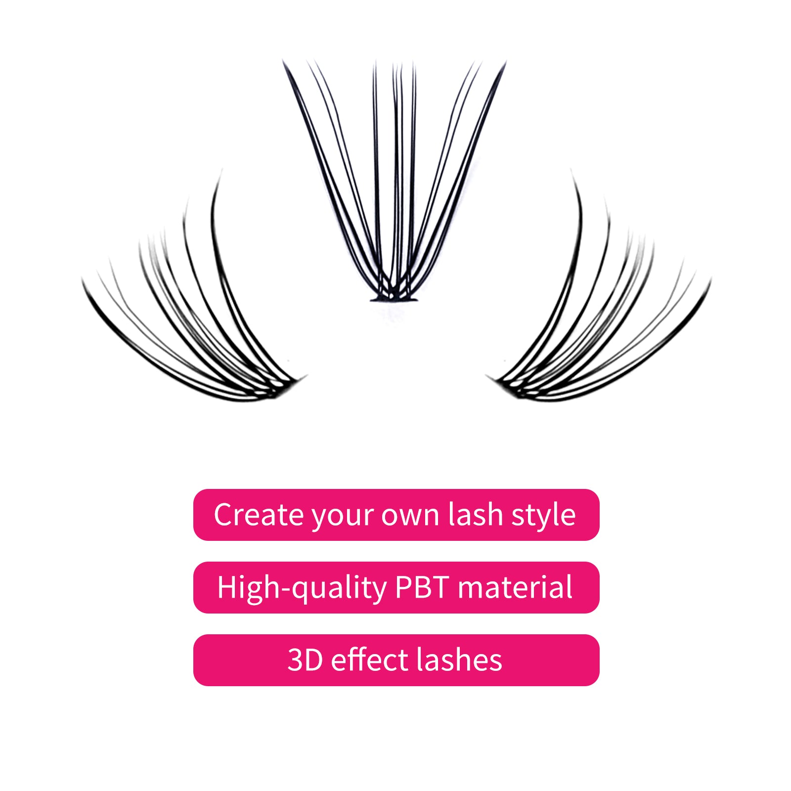 20P DIY Cluster Lashes Extensions - Fadlash