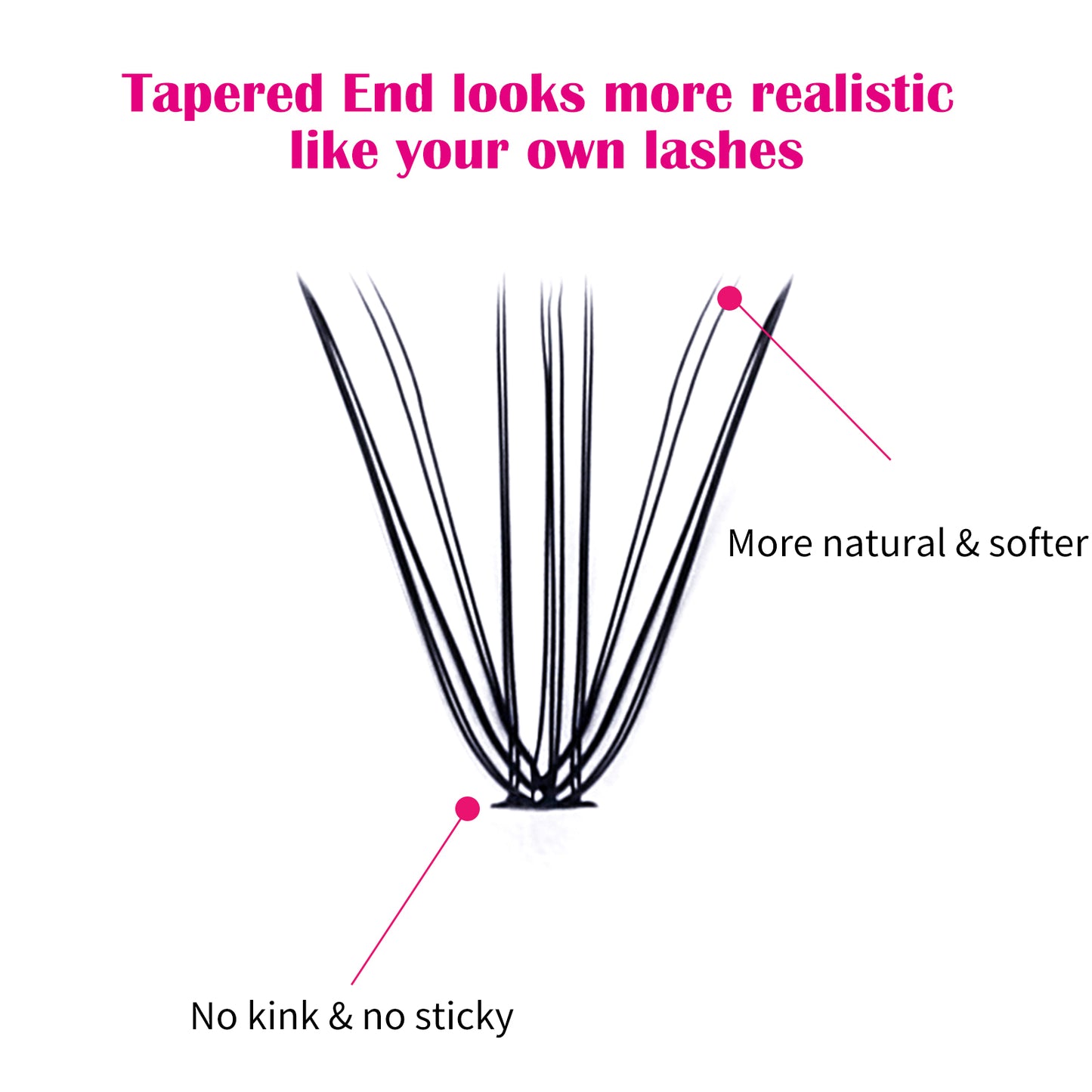 20P DIY Cluster Lashes Extensions - Fadlash
