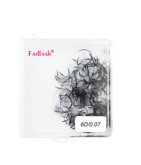 6D Handmade Loose Promade Fans Lashes -500 Fans - Fadlash