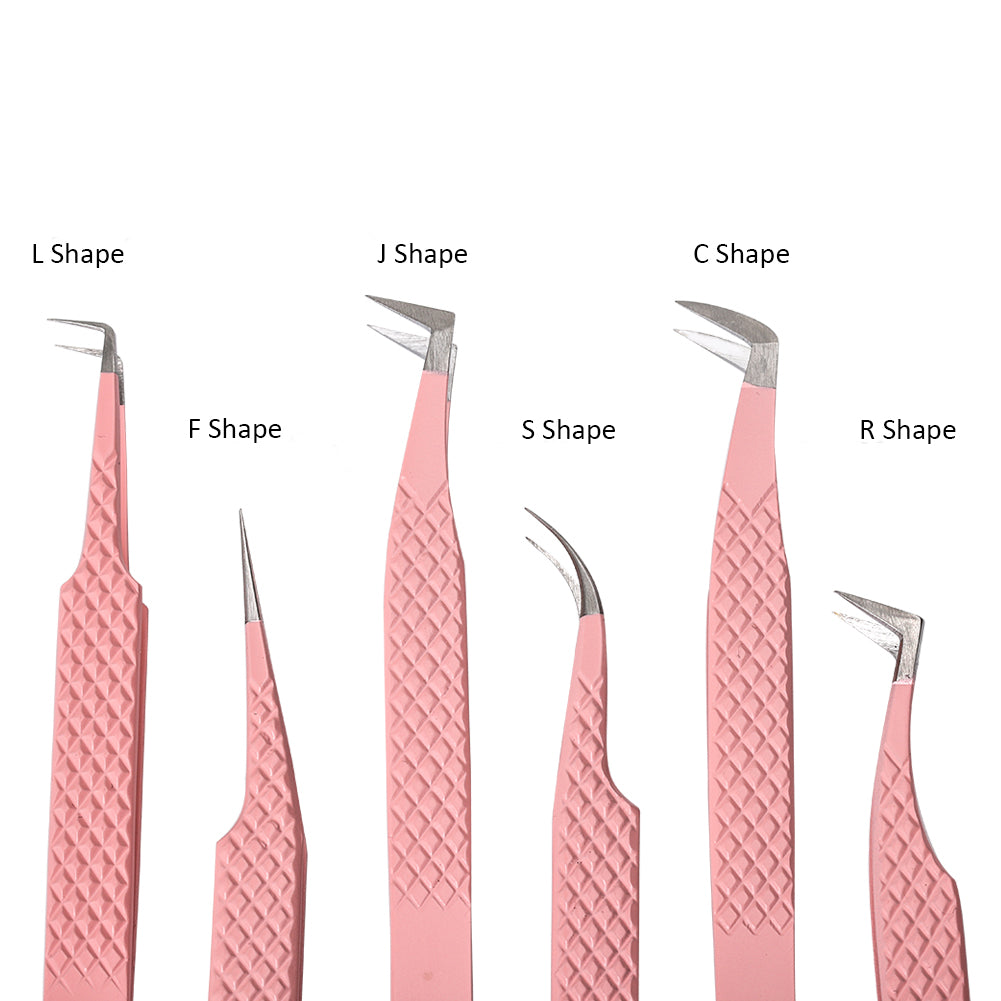 Eyelash Extensions Tweezers Set - Fadlash