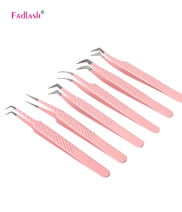 Eyelash Extensions Tweezers Set - Fadlash