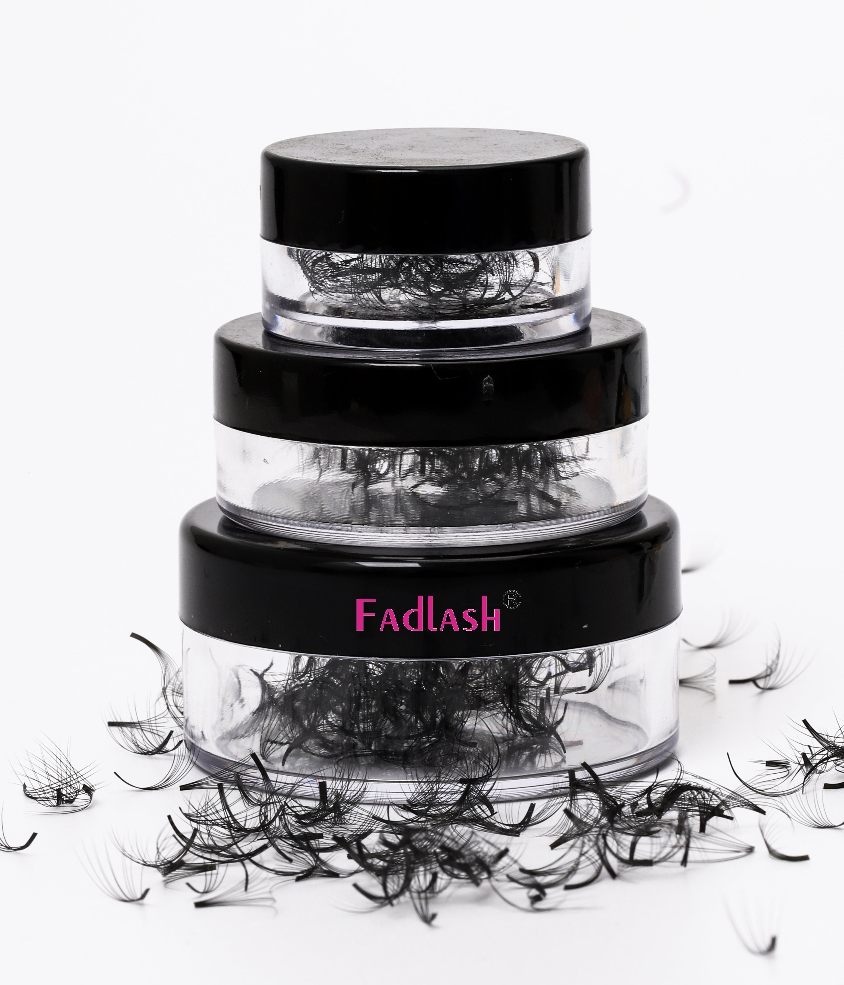 14D Handmade Loose Promade Fans Lashes -500 Fans - Fadlash