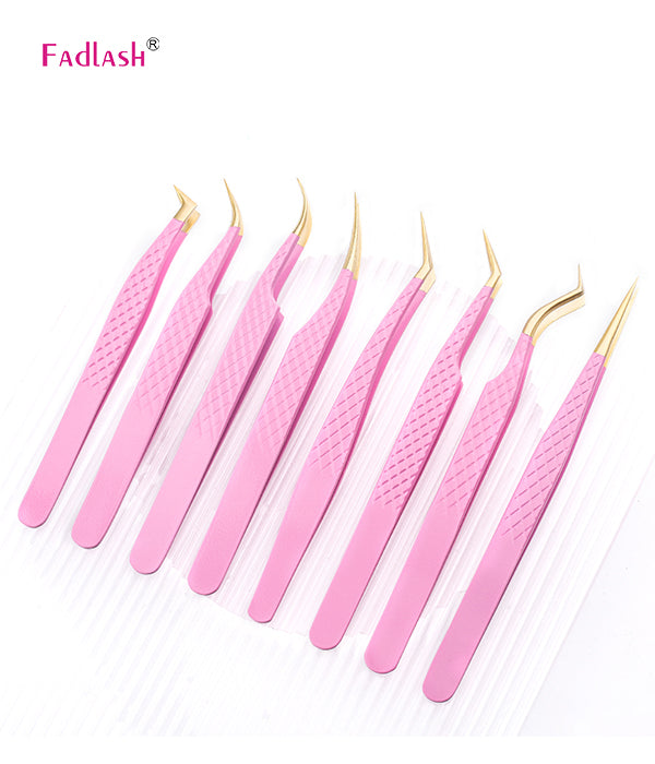 Diamond Eyelash Extensions Tweezers - Fadlash