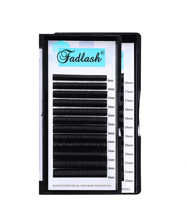 Two Trays Mix Length Easy Fanning Lashes - Fadlash