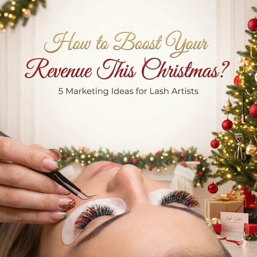 Christmas eyelash extension promotion