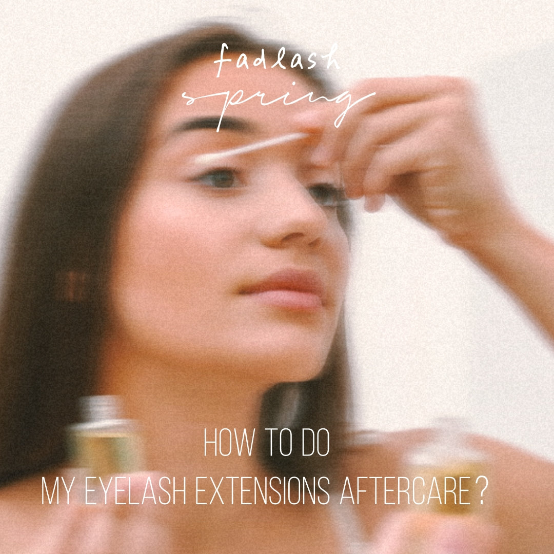 Do you really know how to deal with your lash extensions’ aftercare? 