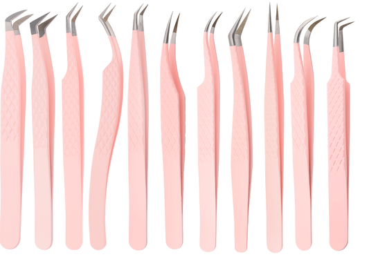 Fadlash eyelash extension tweezers