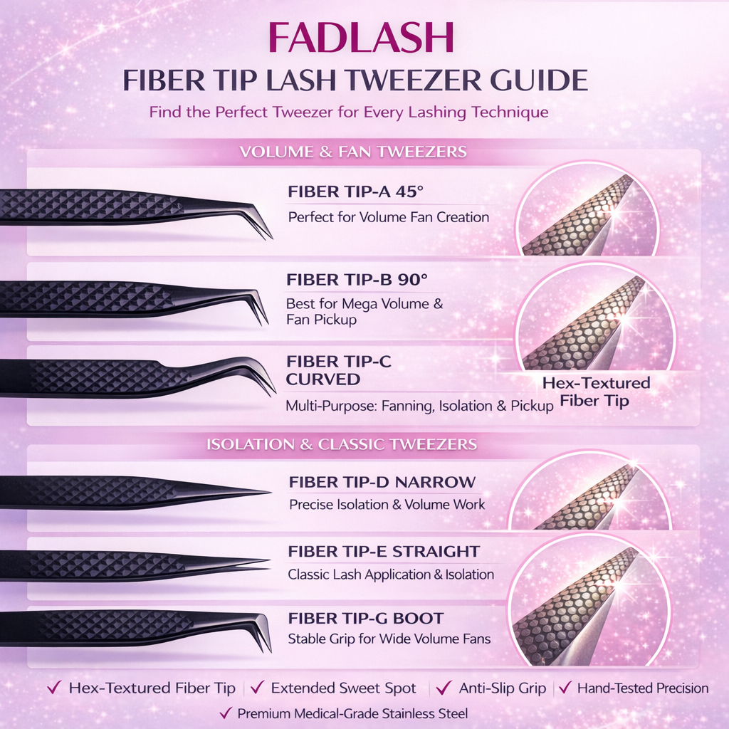 Choose the best eyelash extension tweezers
