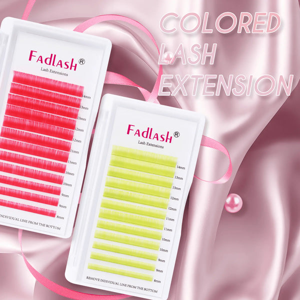 colored eyelash extensions