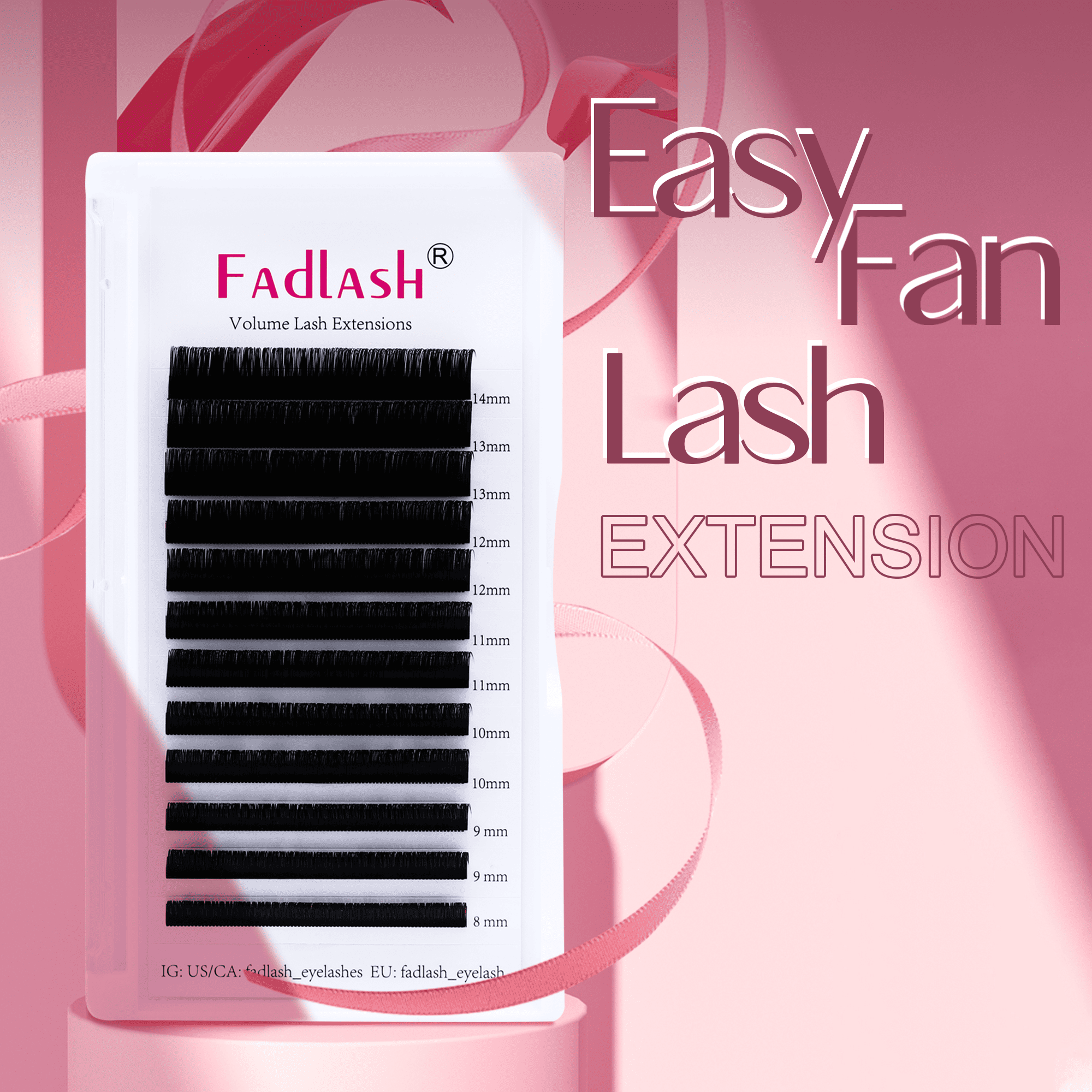 Easy Fan eye eyelash extensions