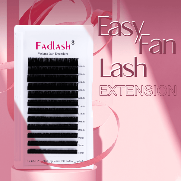 Easy Fan eye eyelash extensions