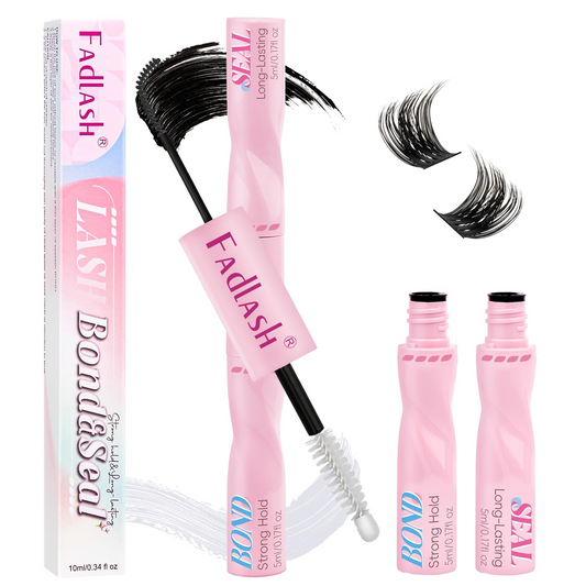 lash glue for clusters bond and seal double-ended tube