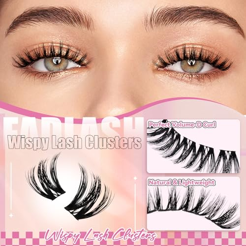 (🇺🇸 US Stock) 168Pcs Fluffy DIY Lash Clusters | D Curl 10-18mm