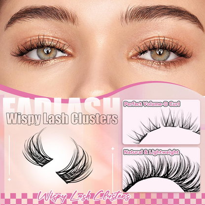 (🇺🇸 US Stock) 168Pcs Wispy DIY Lash Clusters | Natural D Curl