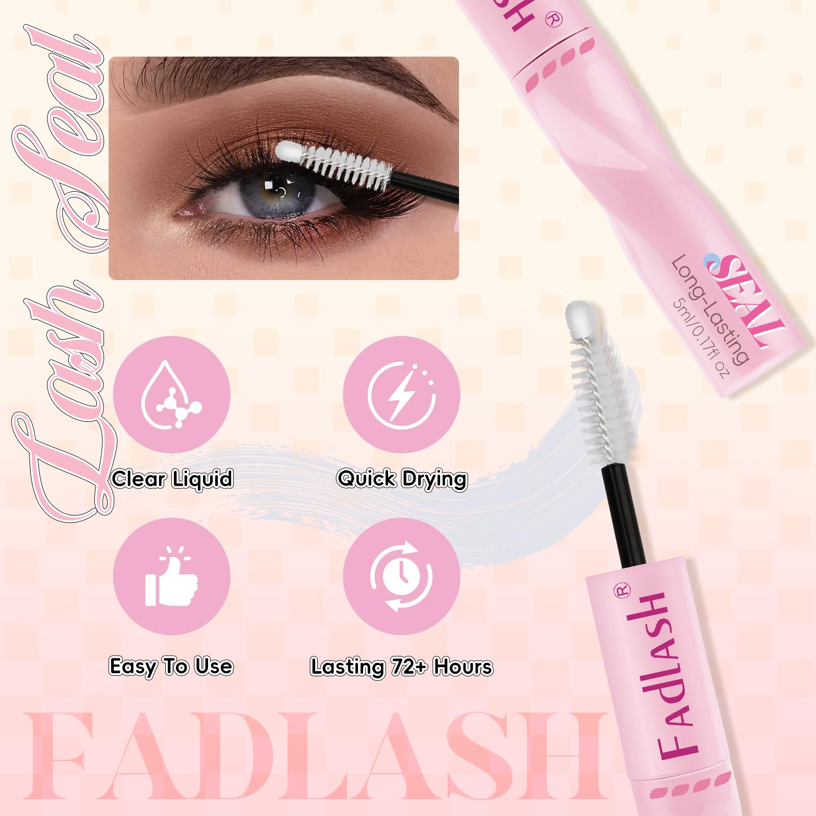 Lash Bond & Seal — 2-in-1 Lash Glue for Clusters (10ml) - Fadlash