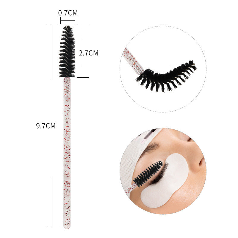 Eyelash extension brush
