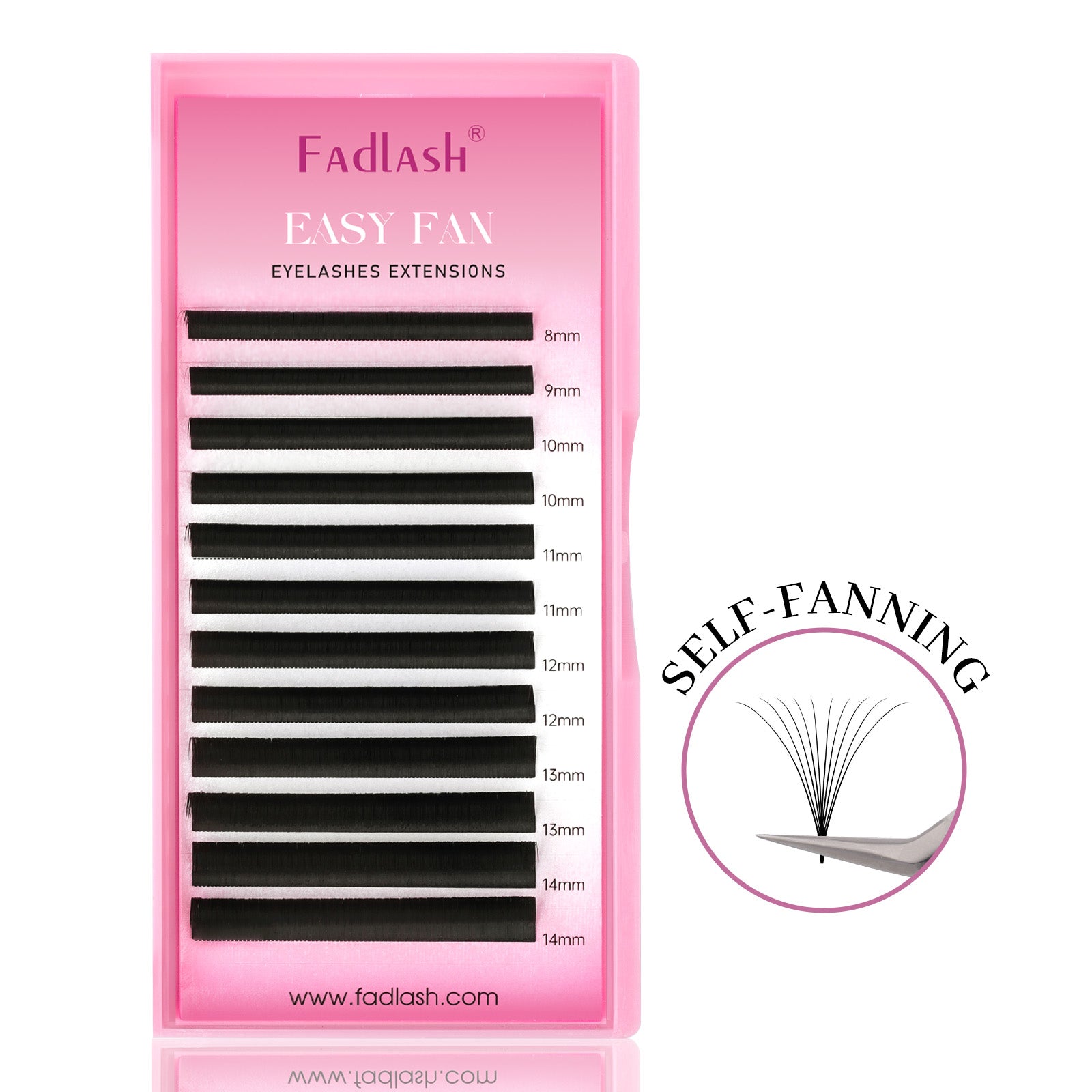 Mixed length volume lashes