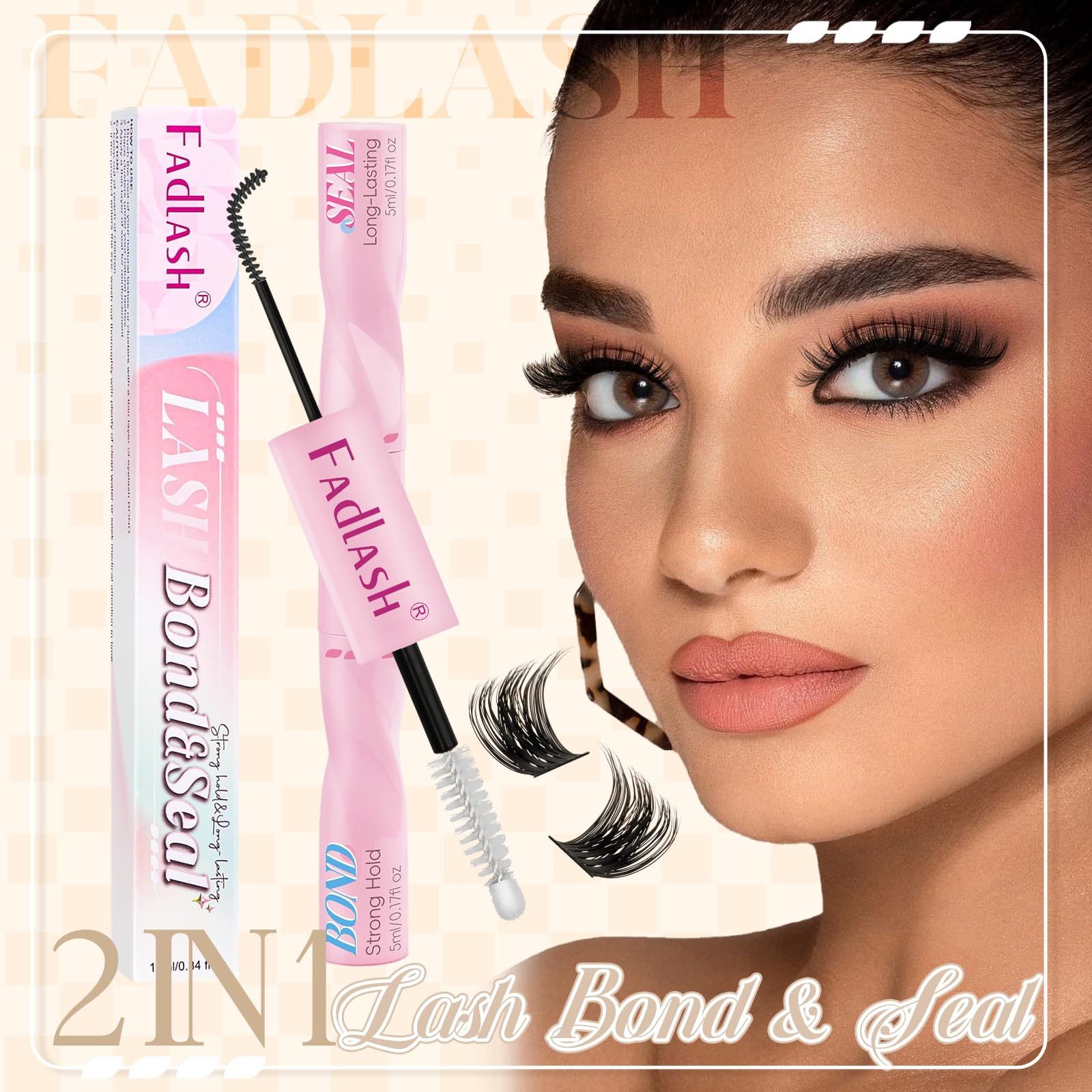 strong hold lash clusters glue and bond 72 hour