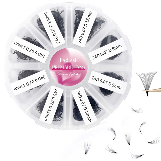 1000 24D Premade Loose Fan Lashes for Mega Volume Eyelash Extensions
