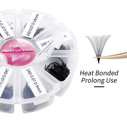 1000 24D Premade Loose Fan Lashes for Mega Volume Eyelash Extensions