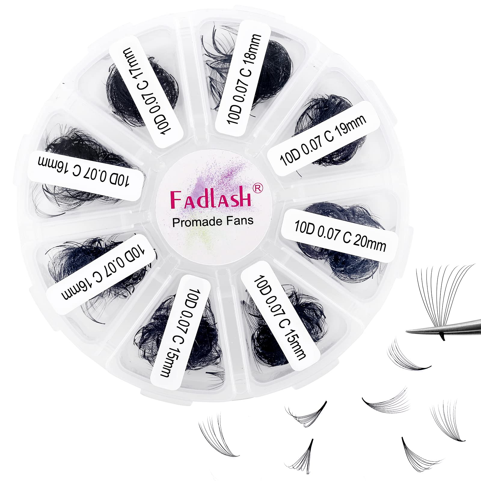 Loose Fan 15-20mix lash