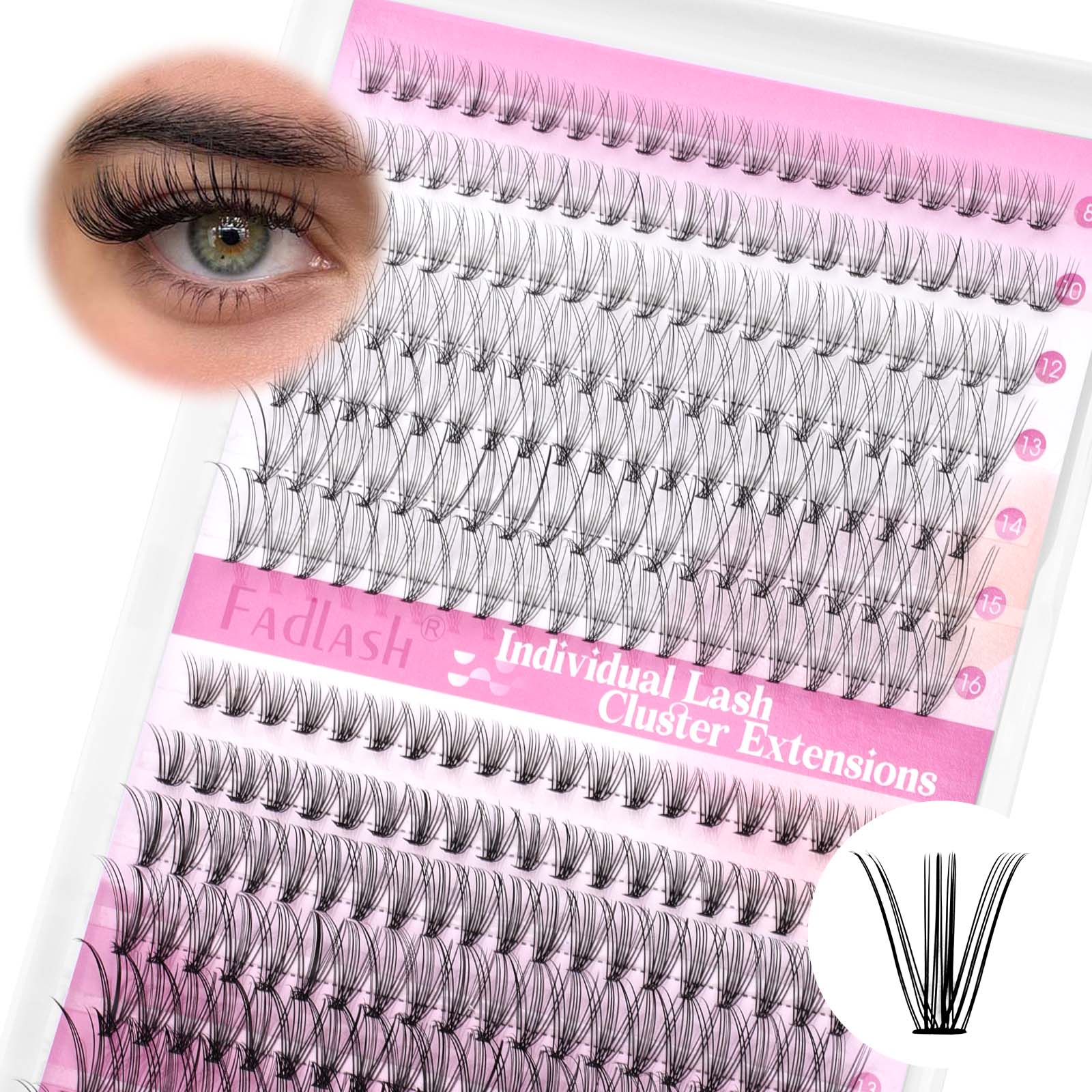 affordable lash extensions 10D+20D