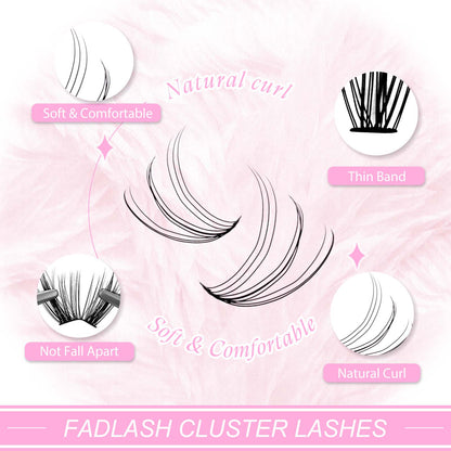 natural lashes extension​ 10D+20D